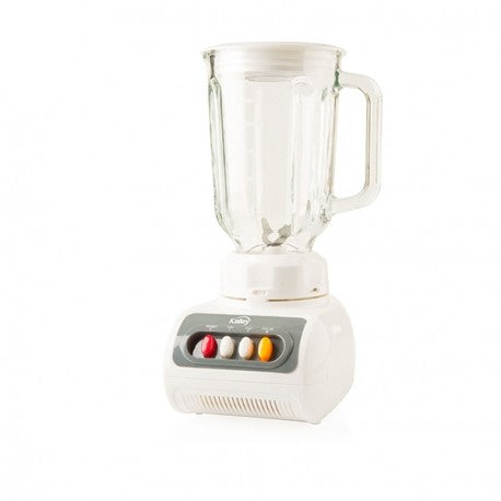 Licuadora Blanca Kalley 1.5 litros vaso en vidrio