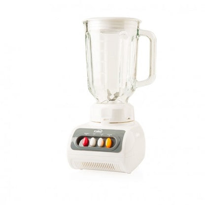 Licuadora Blanca Kalley 1.5 litros vaso en vidrio